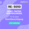 Re: 5050 – der Newsletter für und über Gleichberechtigung.