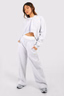 Dsgn Studio Embossed Straight Leg Jogger | boohoo UK