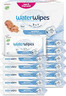WaterWipes Original Baby Wipes, 720 Pieces (Pack of 12), 99.9% Water, 3-in-1 Cleans, Cares, Prote...