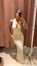 Soft touch maxi skirt - Gul - Dam - Gina Tricot