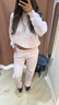 Basic straight sweatpants - Rosa - Dam - Gina Tricot