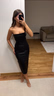 Vegan leather bandeau dress - Shop dress  – adoore.se