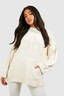 CREAM DSGN KNITTED HOODIE