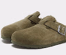 Birkenstock Boston Fur Vert- JD Sports France