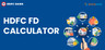HDFC FD Calculator