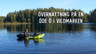 Övernattning på en öde ö i vildmarken | Ny packraft från Jaws - YouTube