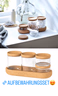 SAXBORGA 4 Gläser/Deckel + Tablett 5er-Set, Glas Kork - IKEA Deutschland