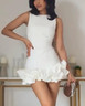 Vestido mini blanco