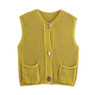 Chaleco punto botones