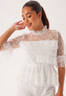 BUBBLEROOM Frill Lace Blouse - Bubbleroom