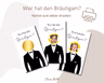 Wer hat den Bräutigam? Spiel für JGA & Hochzeit