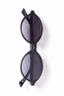 NAKD Slim Oval Sunglasses Black