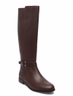 Lauren Ralph Lauren Brooke Ii Calfskin Tall Boot (Dark Hickory/Brun) - 3495 kr | Boozt.com