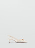 Hakschoenen met metallic detail - Dames | MANGO Nederland