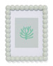 fotolijst 15x20 hout bolletjes lichtgroen - HEMA