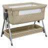 vidaXL Babybox met matras linnen taupe kopen? | vidaXL.nl