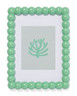 fotolijst 15x20 hout bolletjes groen - HEMA