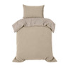 Teddy fleece dekbedovertrek taupe   | Action Webshop NL