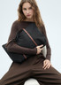 Shopper met dubbel handvat - Dames | MANGO Nederland