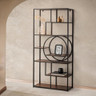 Wandkast van staal en MDF - 83 x 33 x 175 cm   | Action Webshop NL