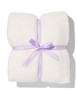 plaid teddy off-white 130x150 - HEMA
