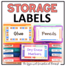 Storage Labels Bins for Fine Motor Activities Classroom & Occupational Therapy