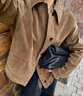 Pocket Detail Faux Suede Jacket (reklam)