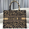 Dior Leopard Canvas Tote