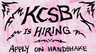 KCSB IS HIRING '26-'27