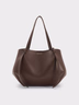 Espresso Brown Xl Calla Tote Bag - CHARLES & KEITH UK