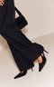 Black Hotfix Heeled Sandal | Footwear | PLT