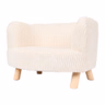 Teddy rib huisdierenfauteuil wit   | Action Webshop NL