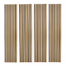 Akoestische wandpanelen - 4 stuks - 270 x 60 cm   | Action Webshop NL