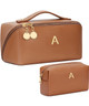 Personalized initial makeup bag