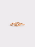 Rose Gold Corrine Pearl Sculptural Ring - CHARLES & KEITH UK
